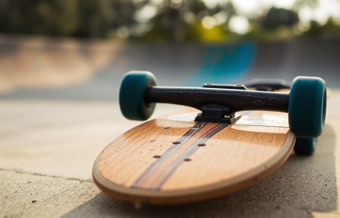 Skateboard on concrete